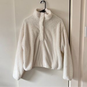 Fluffy teddy bear sweater